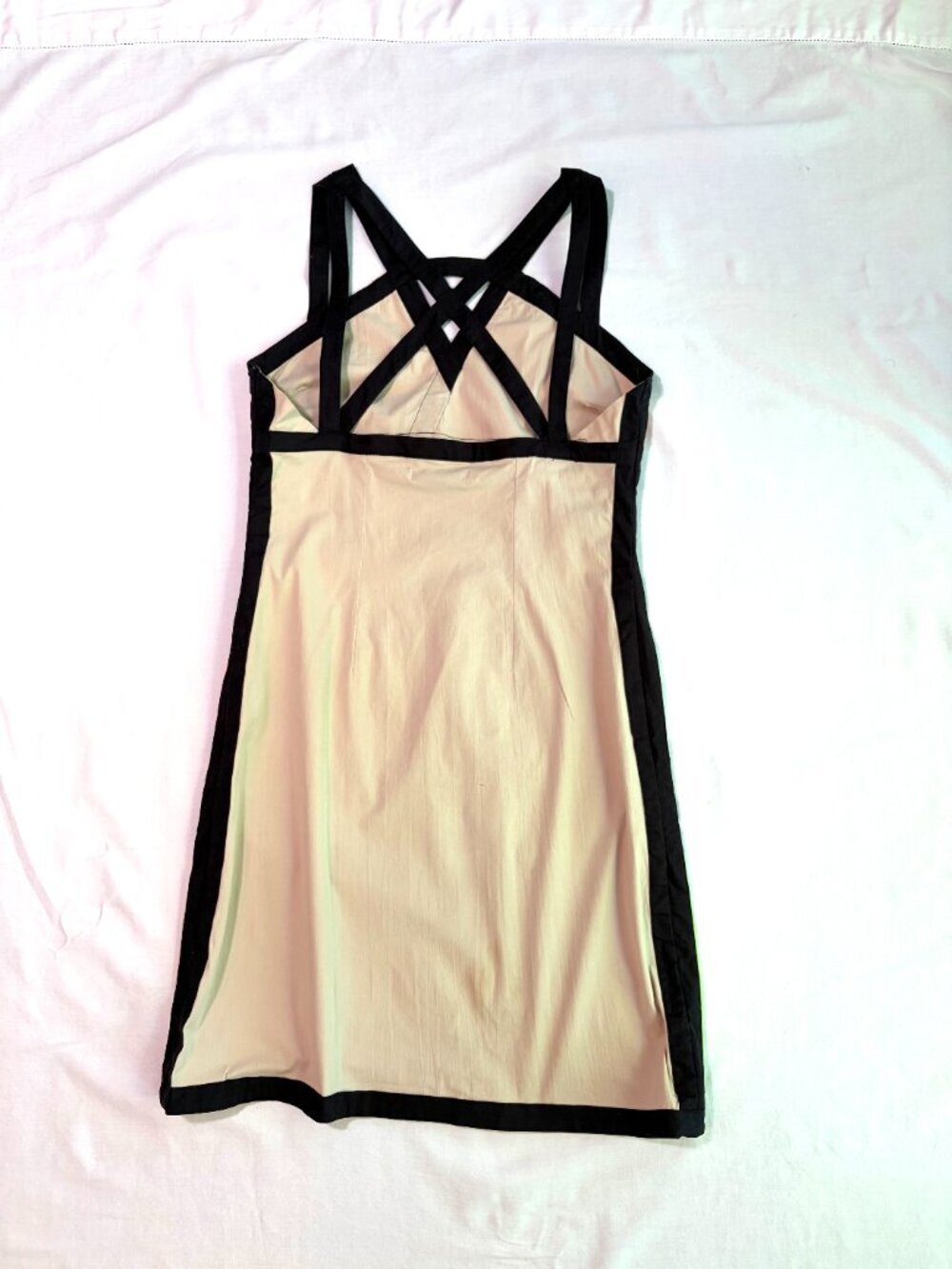 Pygmees mini dress L colorblock stretch - Picture 5 of 9